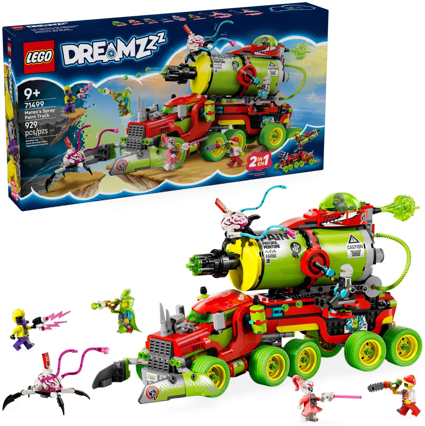 LEGO - DREAMZzz Mateo’s Spray Paint Truck Toy 71499 - Front_Zoom
