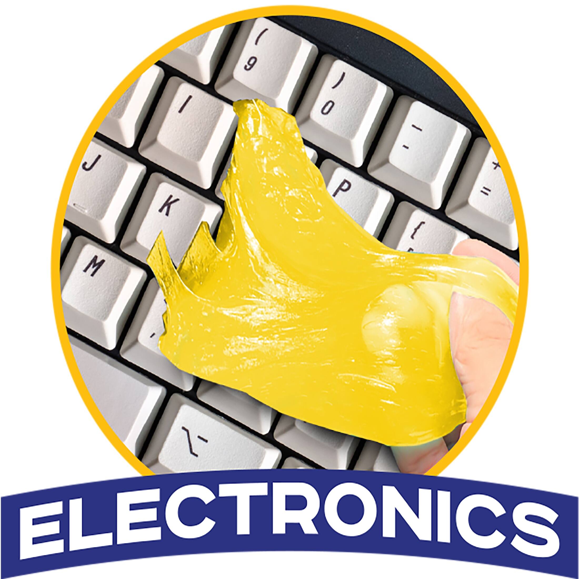 Back. Unstinkables - Multi Purpose Antimicrobial Cleaning Putty in Stay-Fresh Pouch - Yellow.