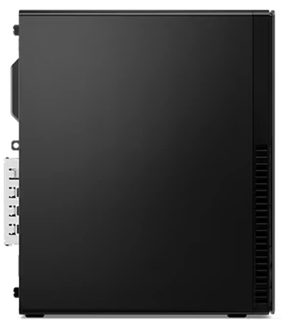 Alt View 3. Lenovo - Lenovo ThinkCentre M75s Mini Desktop (Ryzen 5 Pro 5650G, 32GB, 2TB SSD, , Win 11 Pro ) - Black.