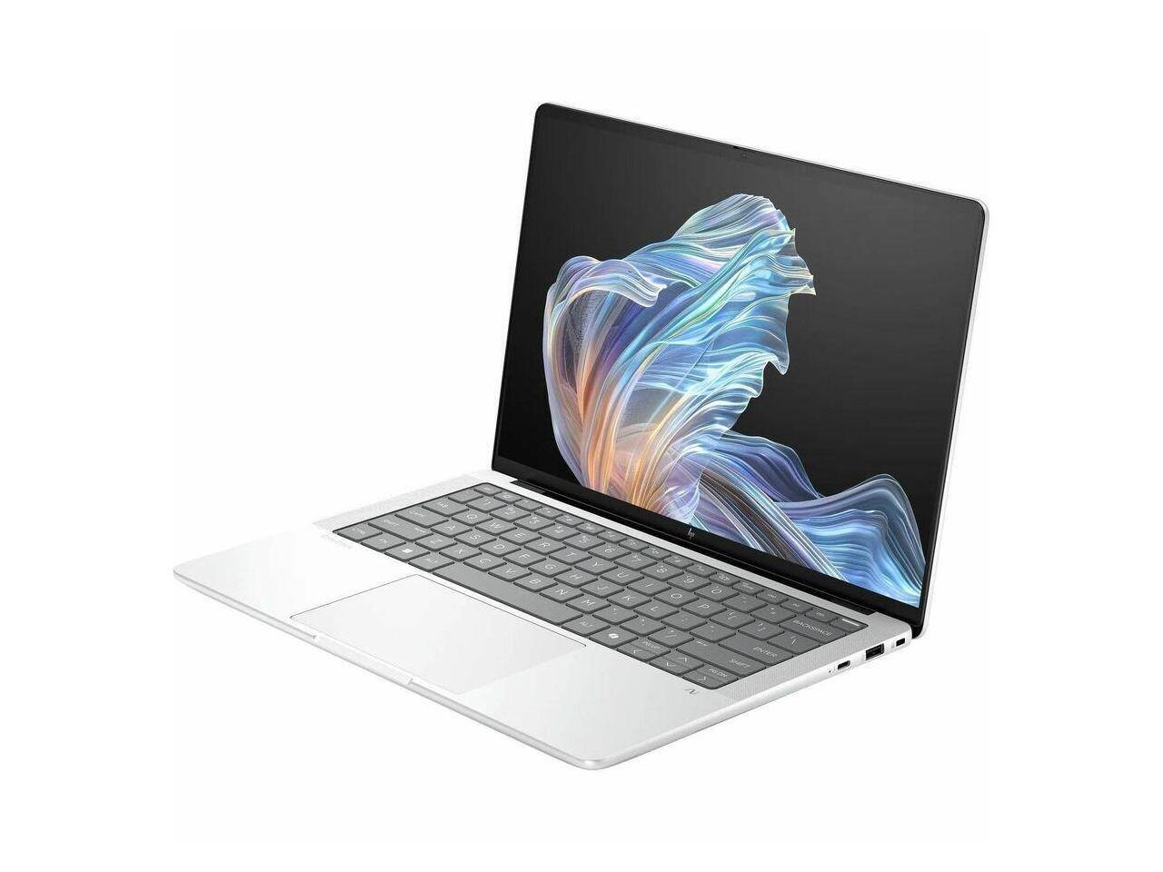 Alt View 2. HP - HP EliteBook X G1a 14" Touch - Ryzen AI 9 HX 375 - 64GB - 1TB SSD - Win 11 Pro - Radeon 890M - Webcam - Wi-Fi 6E - Glacier Silver.