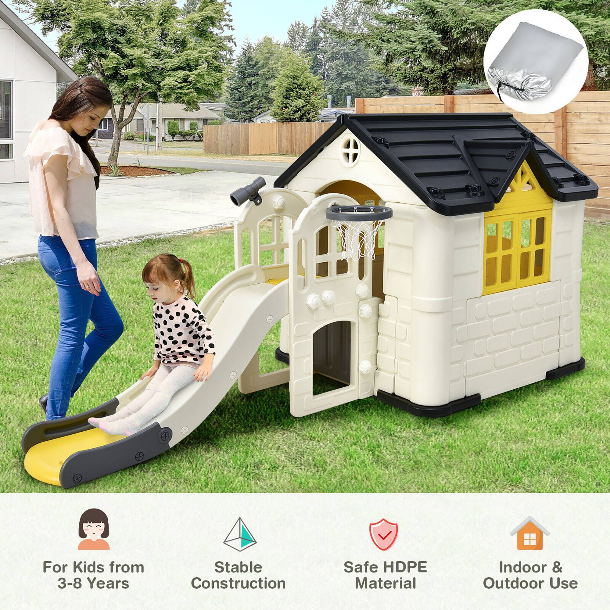 For Kids from 3-8 Years  
Stable Construction  
Safe HDPE Material  
Indoor & Outdoor Use