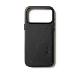 Mujjo - Full Leather Wallet Case for iPhone 17 Pro Max - Black