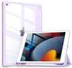 Front. DTTO - Case for iPad 9th/8th/7th Generation 10.2 inch, Clear Back, TPU Shockproof Frame Cover - Light Purple.
