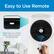 Easy to Use Remote
Never lose your remote again, with convenient onboard storage!