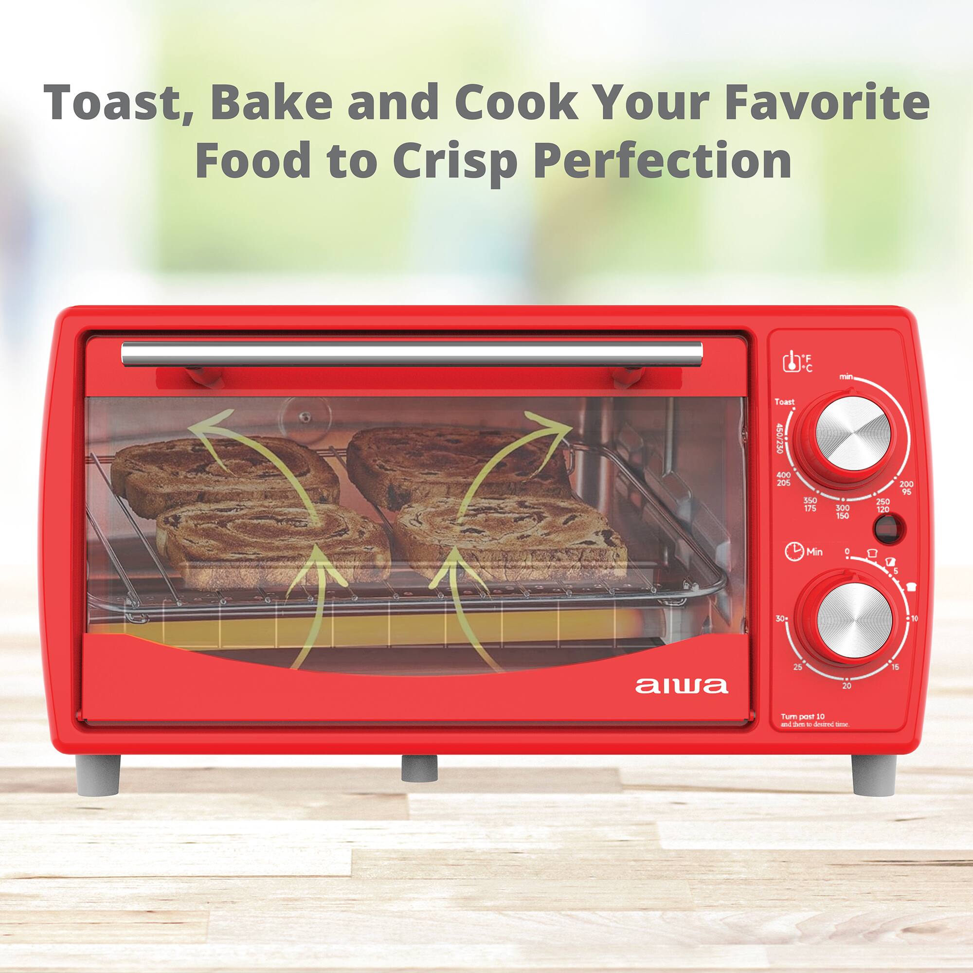 Toast, Bake and Cook Your Favorite Food to Crisp Perfection

Toast 450/250 40 201 S50 17 s00 HG M 120 200 95 Min d 0 a

So T alwa 25 20 1 Turn pM 1

ium - Anutnu -
