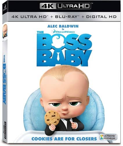 Front. The Boss Baby   - 4K Blu-Ray.