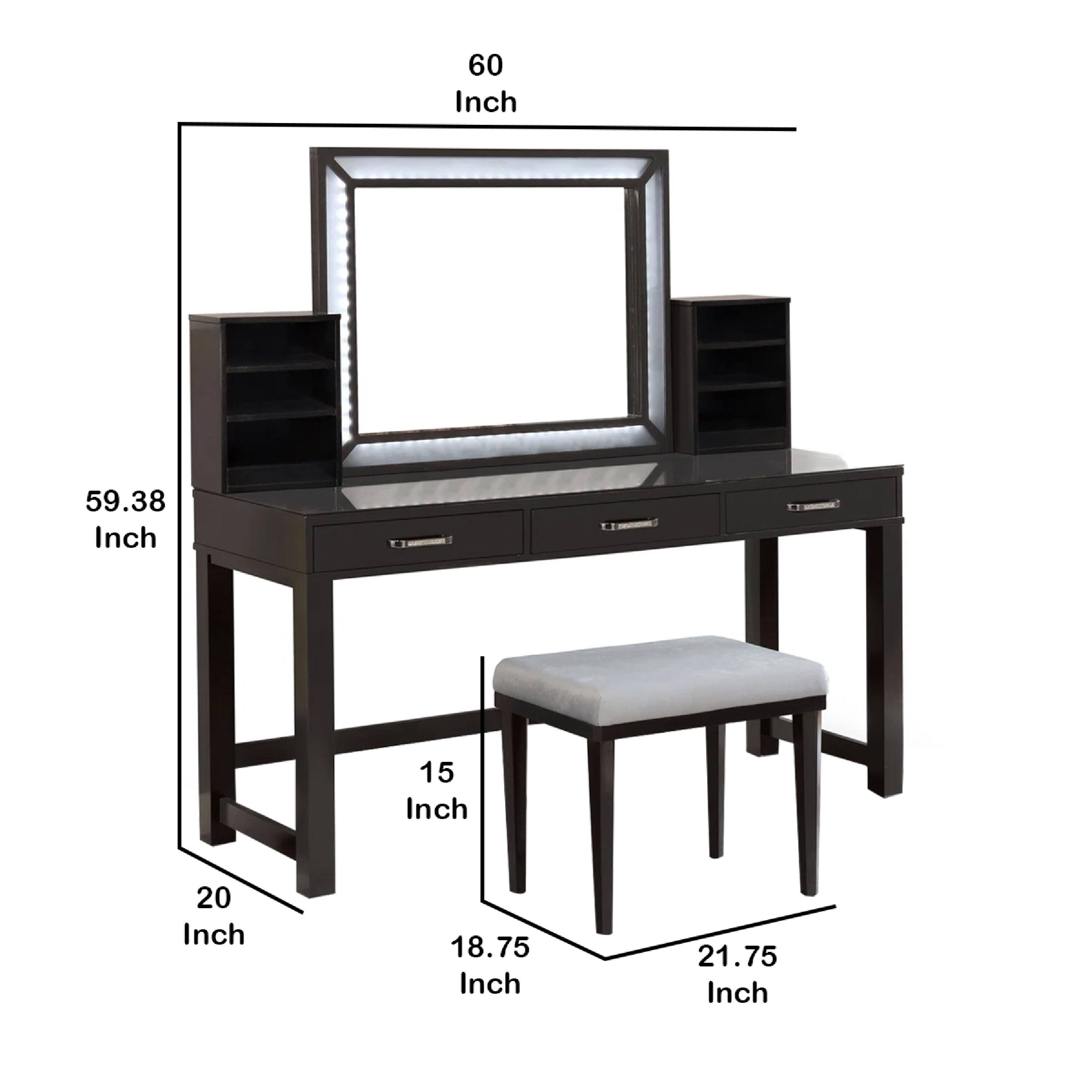 60 Inch  
59.38 Inch  
15 Inch  
20 Inch  
18.75 Inch  
21.75 Inch