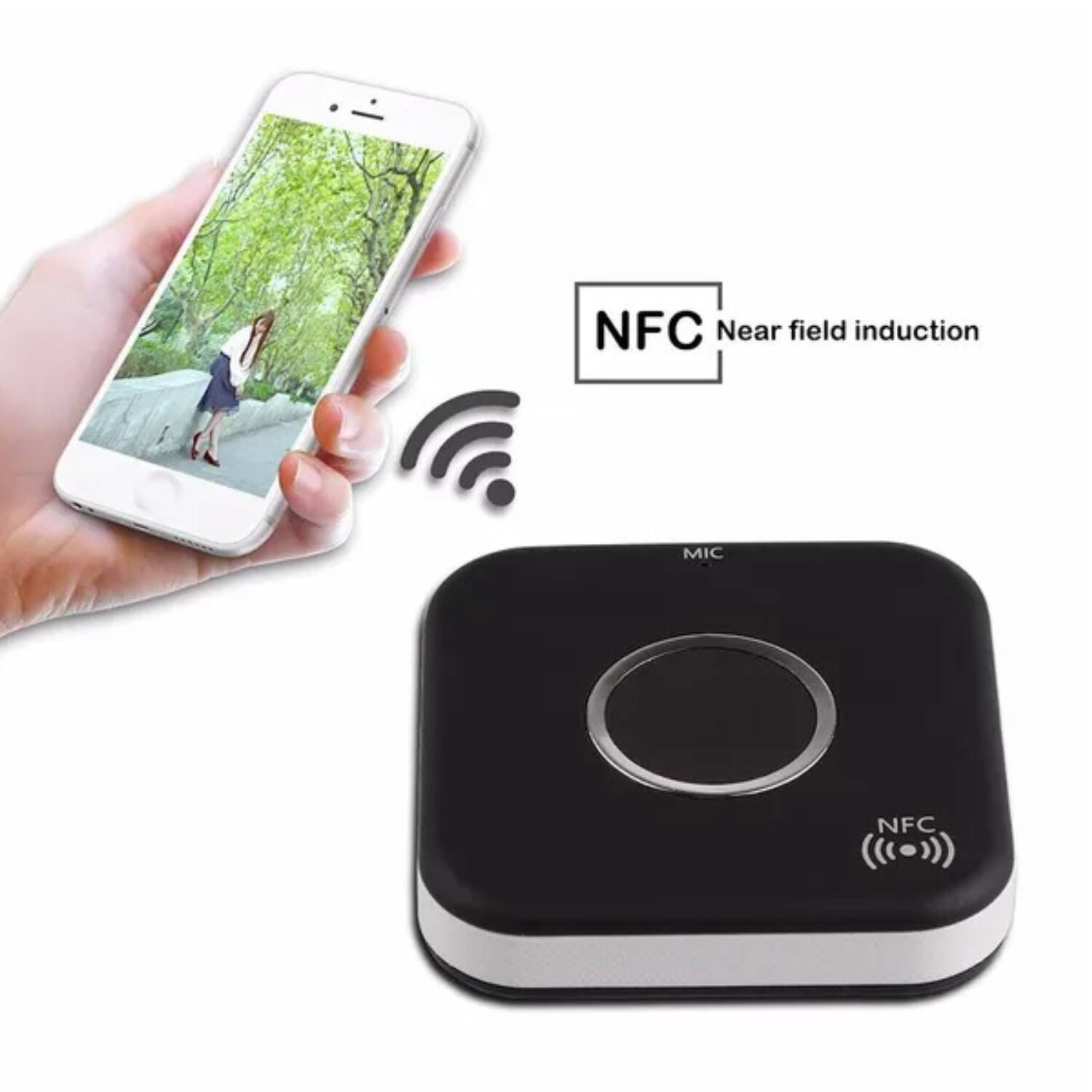NFC  
Near field induction  

MIC