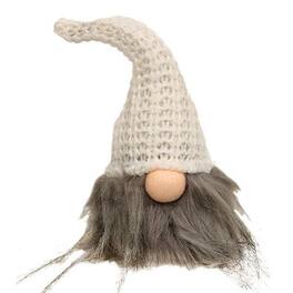 BreeBe - *Sm Plush Santa Gnome w/Cream Hat - Grey, Ceam
