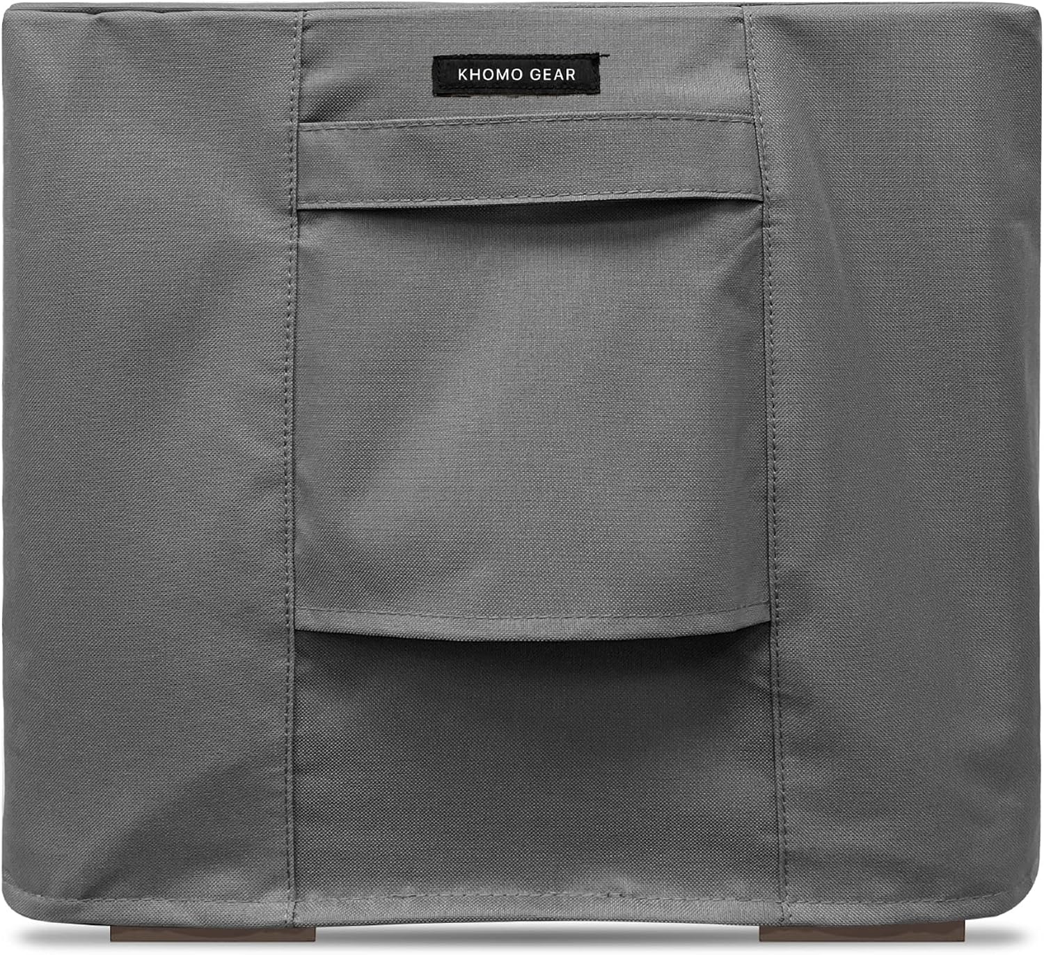 Alt View 7. KHOMO GEAR - Waterproof Square Table Cover - Heavy-Duty Outdoor Furniture Protector Fits Patio Coffee - 70x25x34 - Gray.