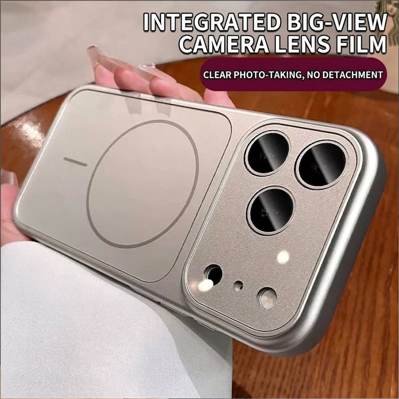 INTEGRATED BIG-VIEW CAMERA LENS FILM  
CLEAR PHOTO-TAKING, NO DETACHMENT