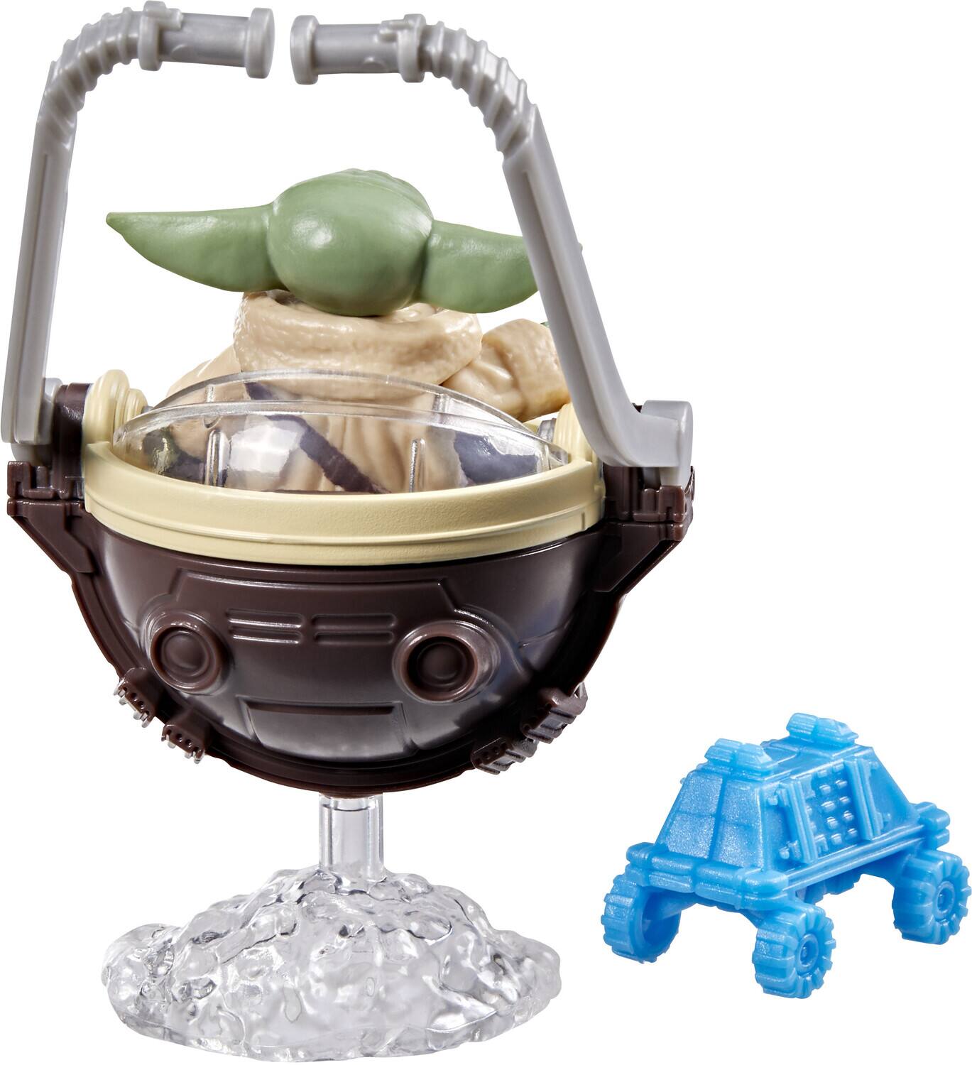 Alt View 2. Hasbro - Star Wars - ActionVerse - Grogu Action Figure & Accessories   - COLLECTIBLES - Multicolor.