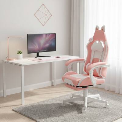 Forest'nSky Gaming Chair with Footrest, Racing Style Gamer Chair Forest'nSky Gaming Chair with Footrest, Racing Style Gamer Chair