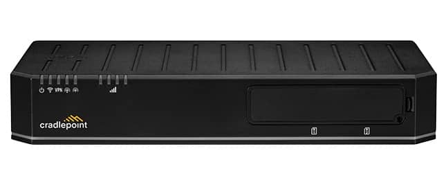 Cradlepoint - E300 series enterprise Router 5GB NA - Black