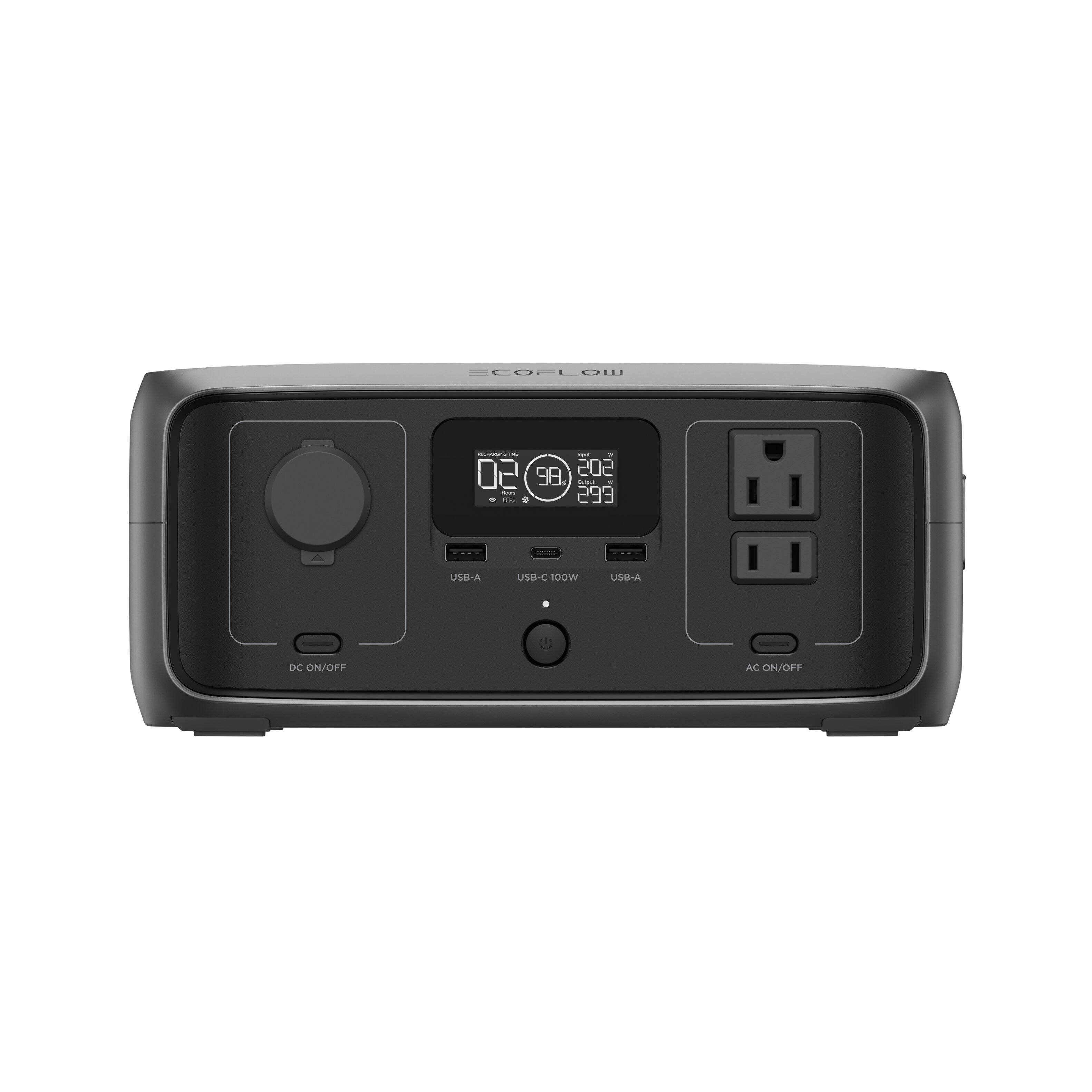 EcoFlow - River 3 (245 Wh Capacity) - Black