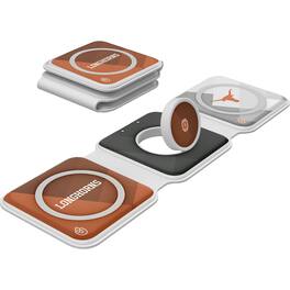 Keyscaper - Texas Longhorns 3-in-1 Foldable Charger - White