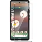 Angle. SaharaCase - Ultra Strong Tempered Glass Screen Protector for Google Pixel 6a (2-Pack) - Clear.