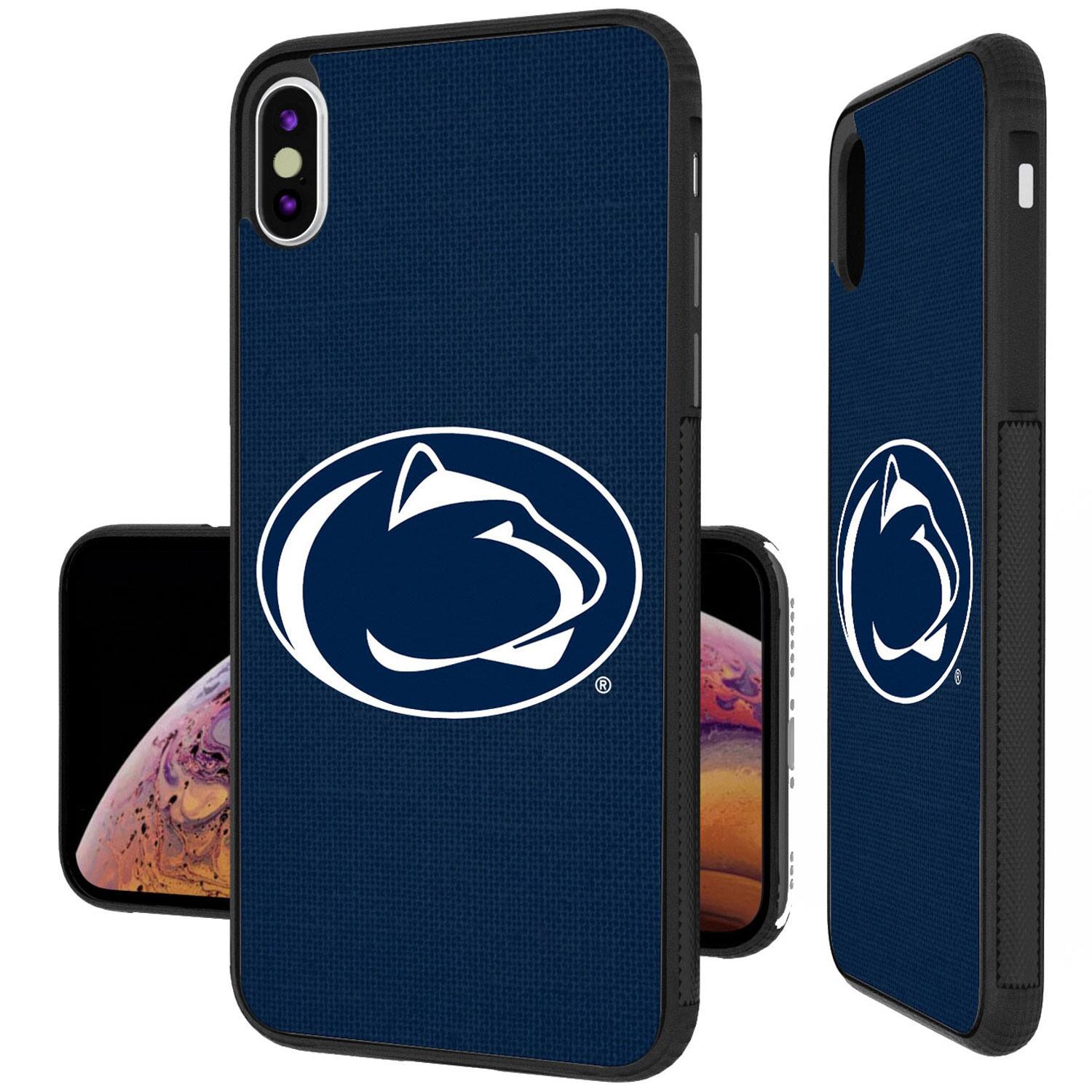 Alt View 3. Keyscaper - Penn State Nittany Lions iPhone Solid Design Bump Case - 14 Pro Max - Multicolor.