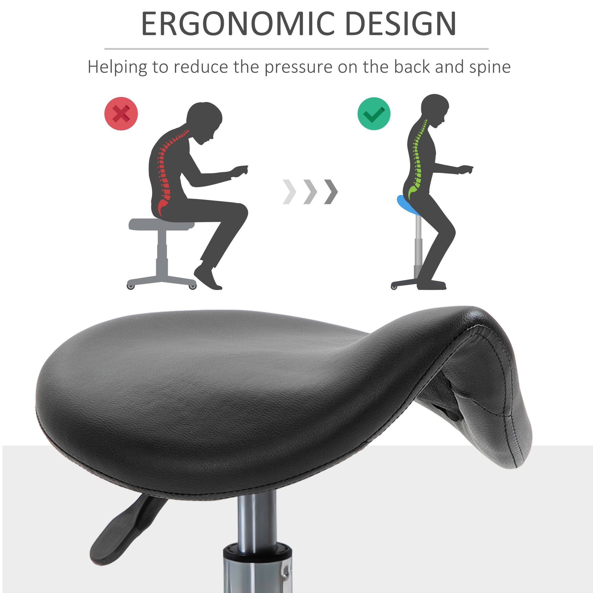 ERGONOMIC DESIGN  
Helping to reduce the pressure on the back and spine