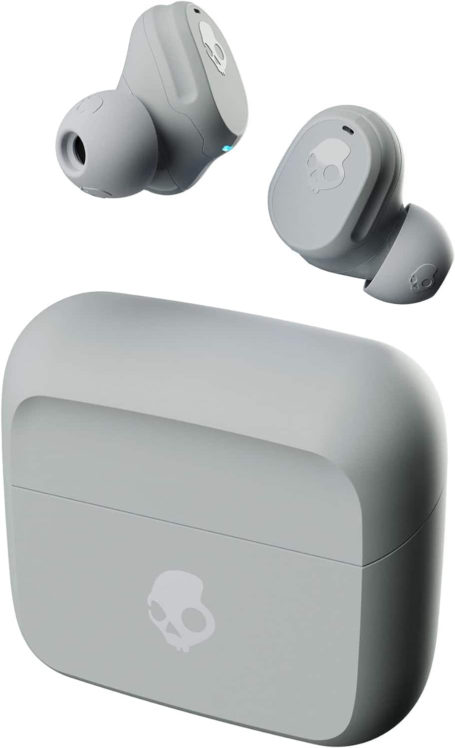 Skullcandy - Mod Wireless Earbuds, Bluetooth Headphones, Up to 32 Hours Battery, Noise Isolating Fit, Sweat and Water Resistant - Light Grey