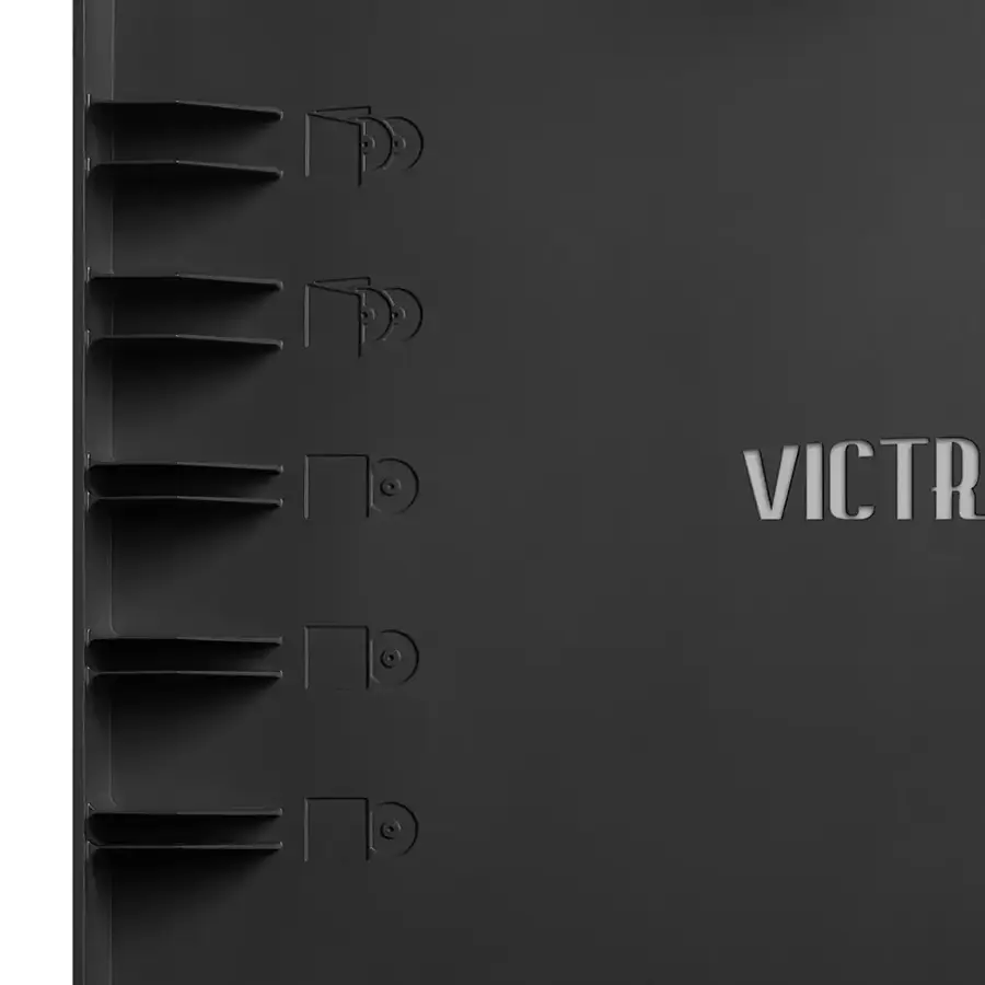 Alt View 16. Victrola - Victrola Revolution GO Portable Record Player - Black.