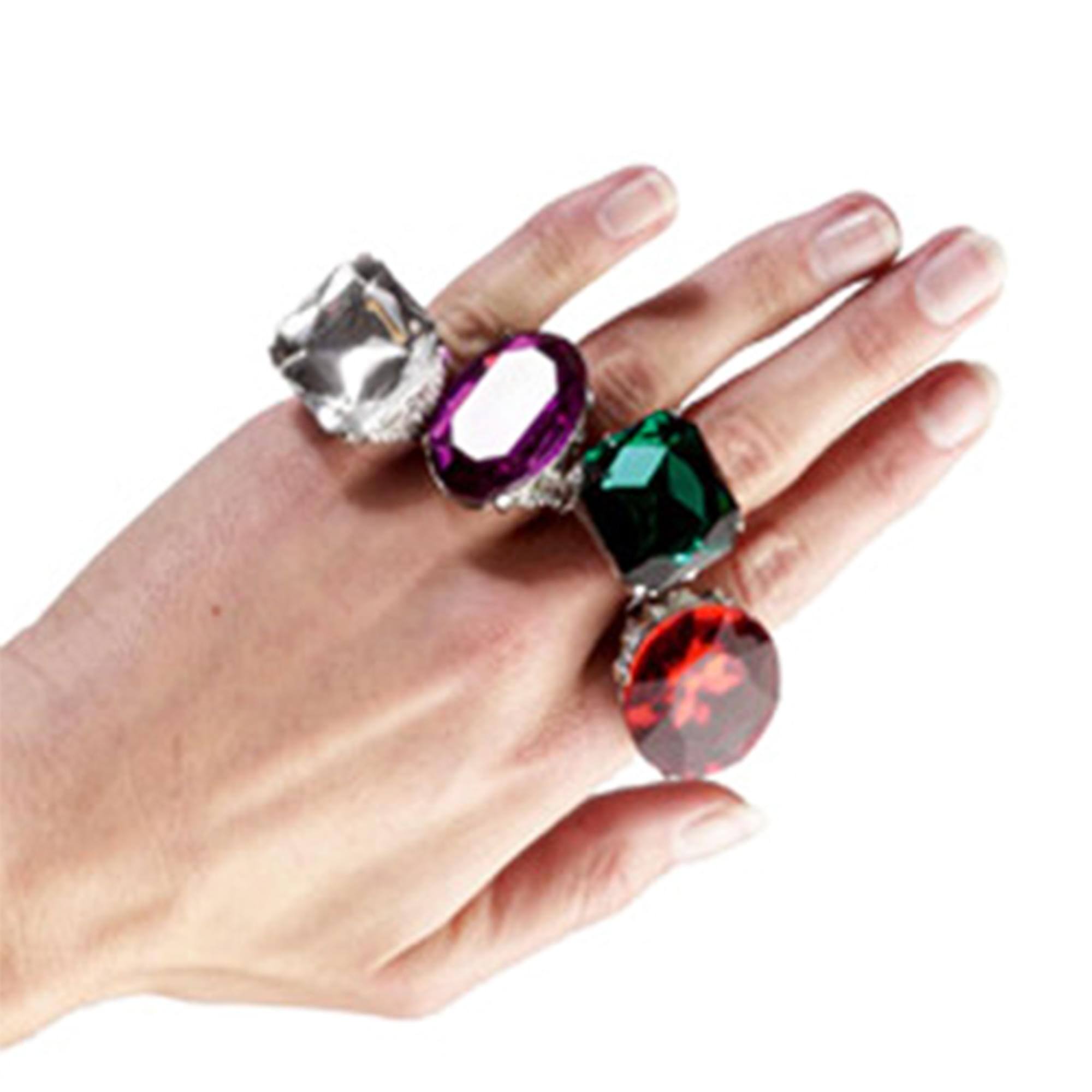 Alt View 10. Smiffys - Ring Costume Accessory - Multi-Colored.