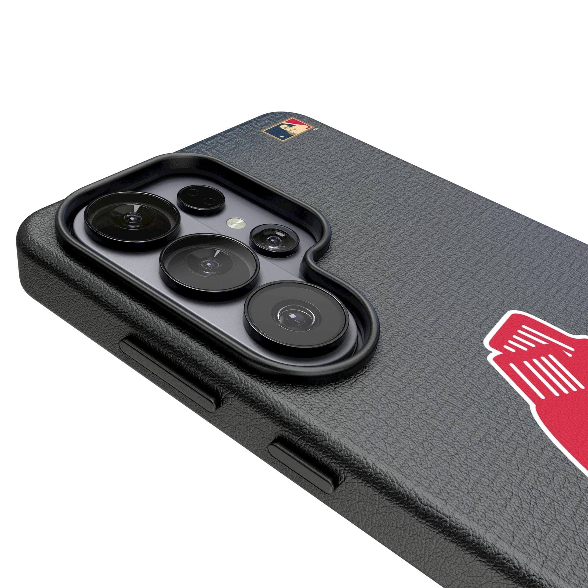Alt View 2. Keyscaper - Cooperstown Collection 1924-1960 Galaxy Magnetic Bump Case - S24 - Black.