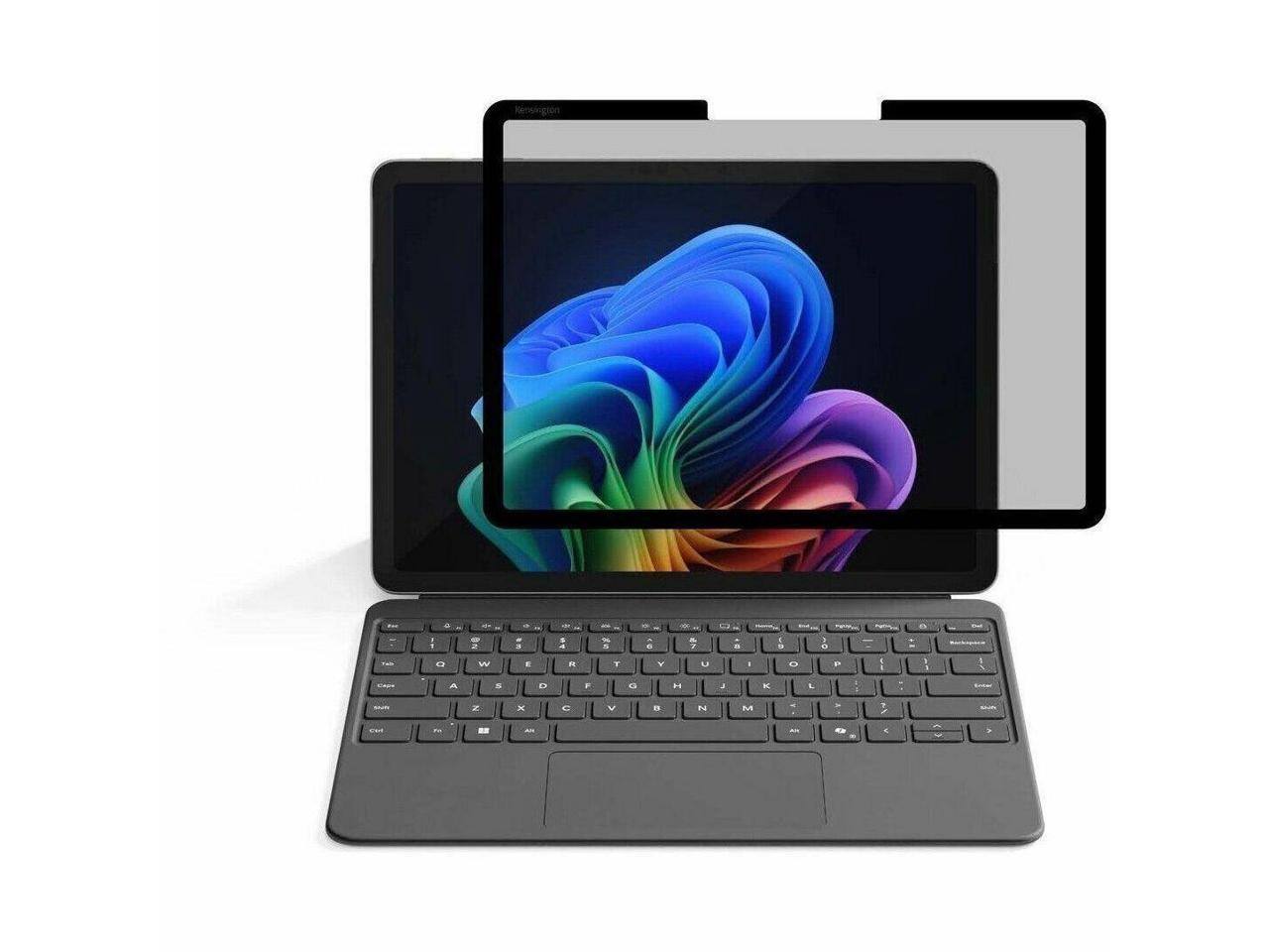 Alt View 2. Kensington - Kensington MagPro Elite Privacy Filter for Surface Pro 12" - Anti-Glare, Fingerprint & Scratch Resistant - Black.