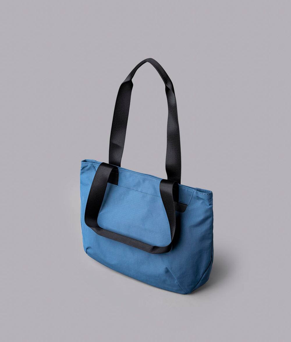 Alt View 1. ALPAKA - Elements Tote 9L Small Tote Bag for 11" Devices - Blue Axoflux 210D.