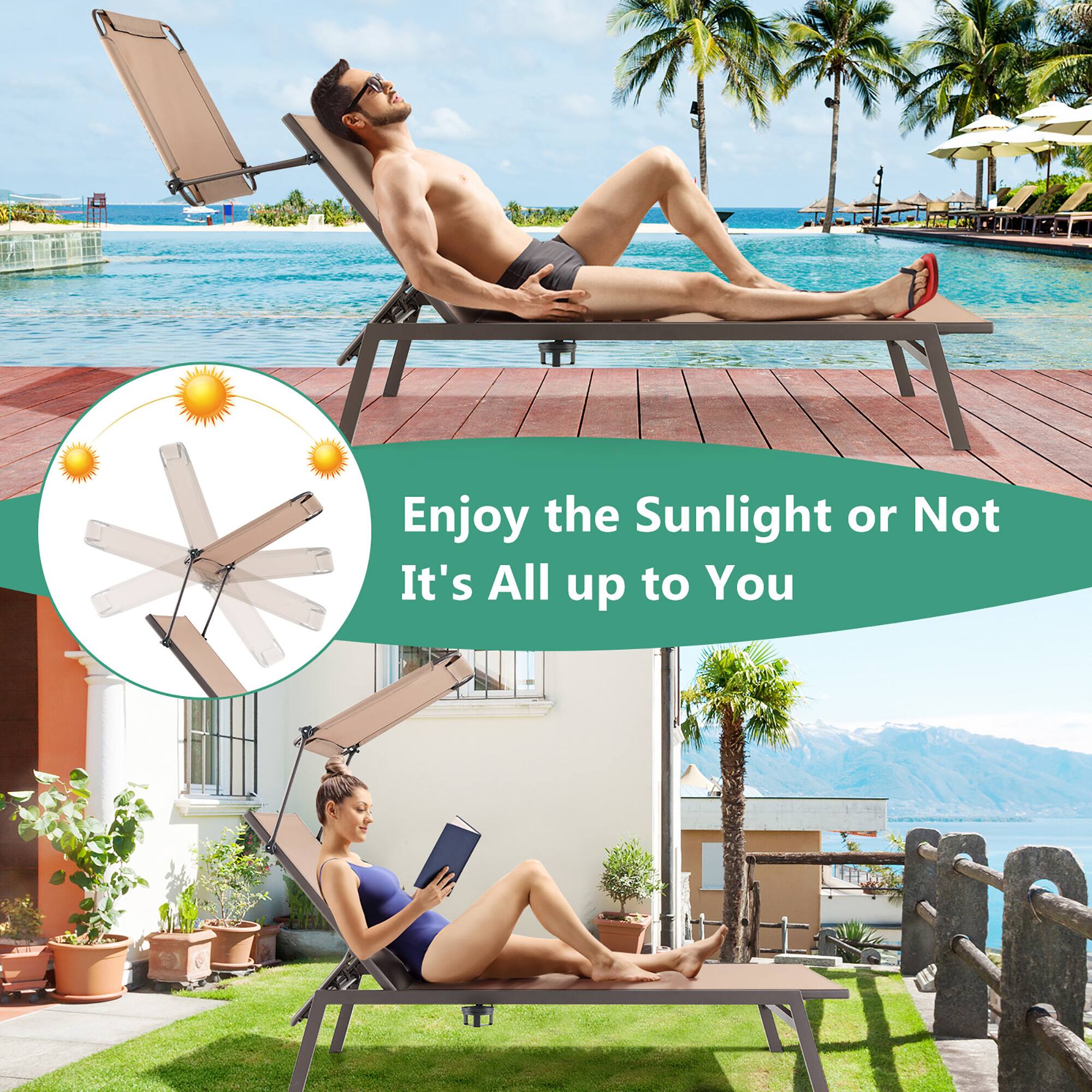 Enjoy the Sunlight or Not  
It's All up to You