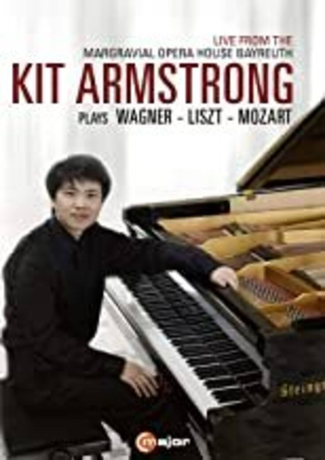 Front. Kit Armstrong - Plays Wagner Liszt & Mozart   - DVD.