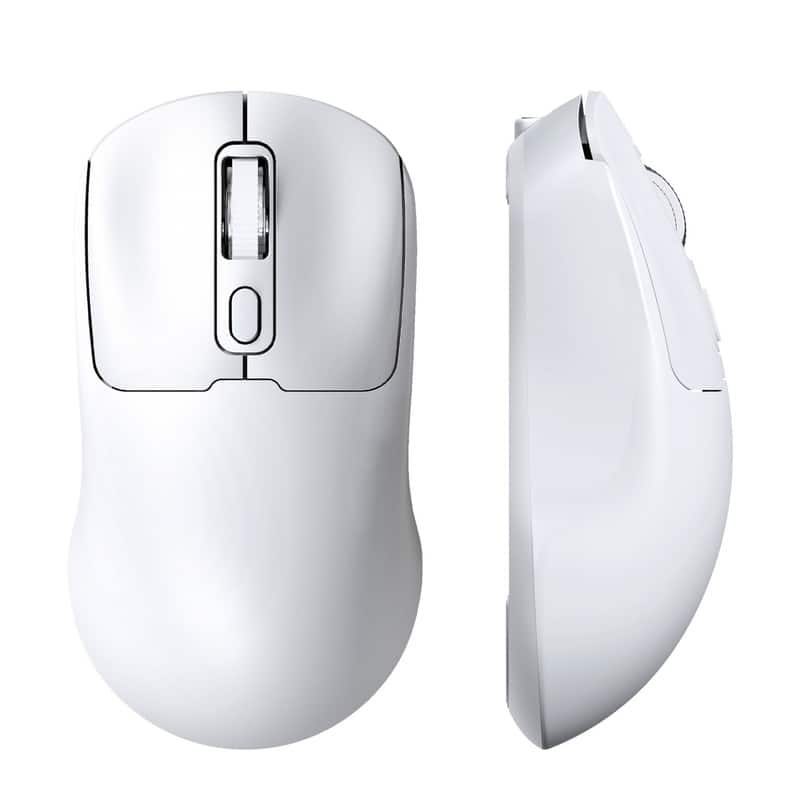 SKRAN - Dual-Mode Wireless Mouse,(2.4G/Bluetooth) Dual Connection Modes and 3-Level DPI & Type-C Charging for Office/Gaming - Wireless - White