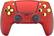 Front. Custom Controllerzz - Custom Wireless Controller for PS5 - Red & Gold Chrome Inserts.
