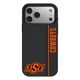 Keyscaper - NCAA - Oklahoma State Cowboys iPhone Magnetic Bump Case - 15 - Black