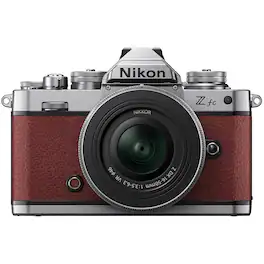 Nikon - Z fc DX-Format Mirrorless Camera with NIKKOR Z DX 16-50mm f/3.5-6.3 VR Lens, Crimson Red