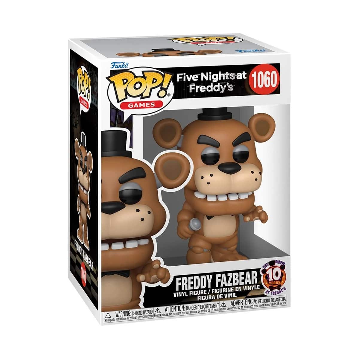 【超希少品】Freddy Funko フレディファンコ as lhead Funko POP! Games: Five Nights at Freddy's Freddy, 10th Anniversary