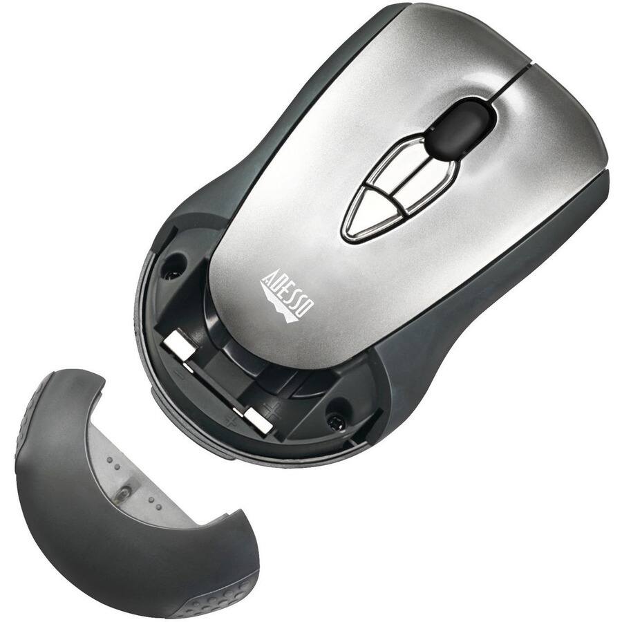 Alt View 7. Adesso - Adesso Wireless presenter mobile mouse (Air Mouse Mobile) - Wireless - 30 ft - Radio Frequency - 2.40 GHz - USB - Black.