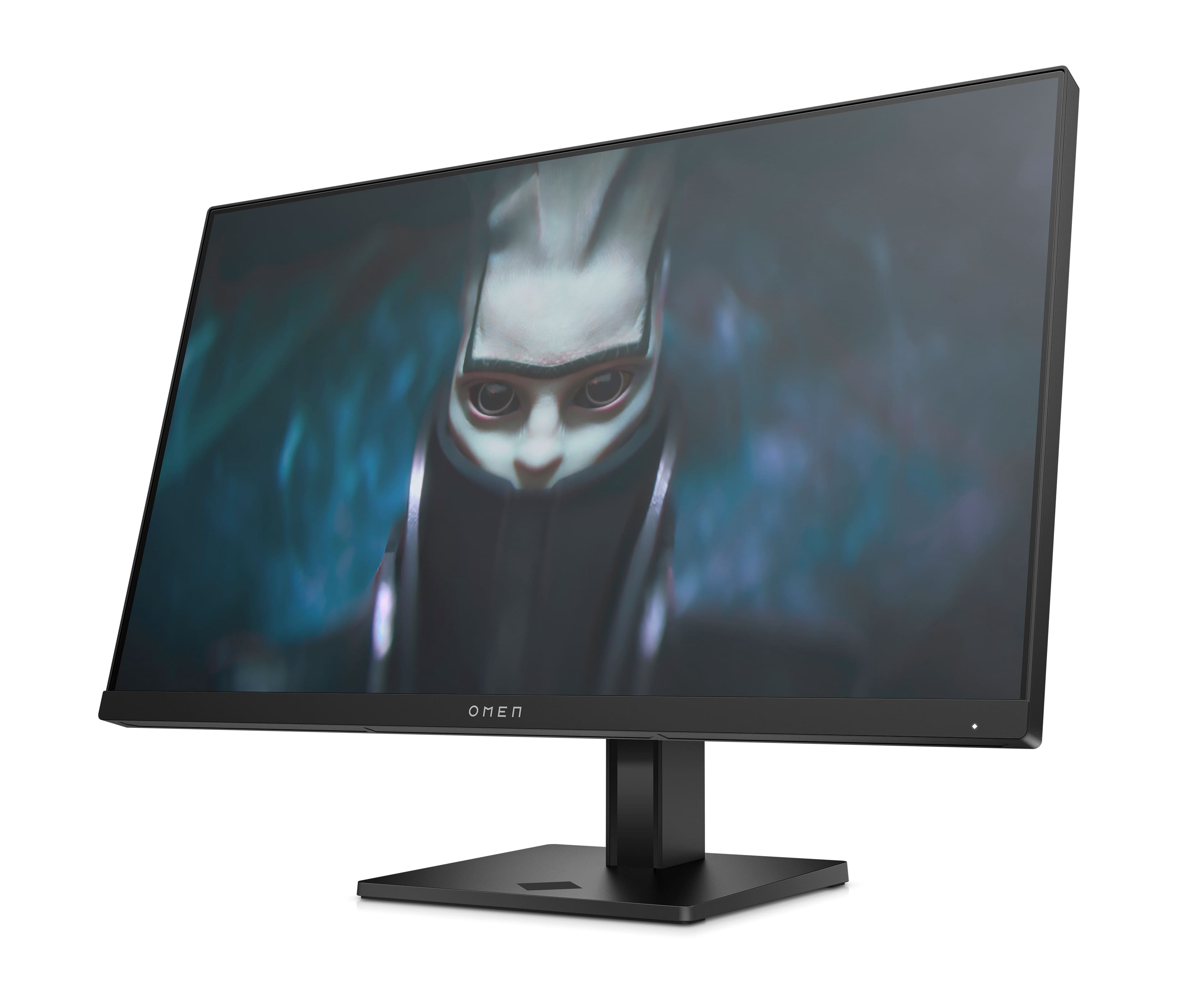 Left. HP OMEN - 23.8" IPS LED FHD FreeSync Premium Monitor (DisplayPort, HDMI) - Black.