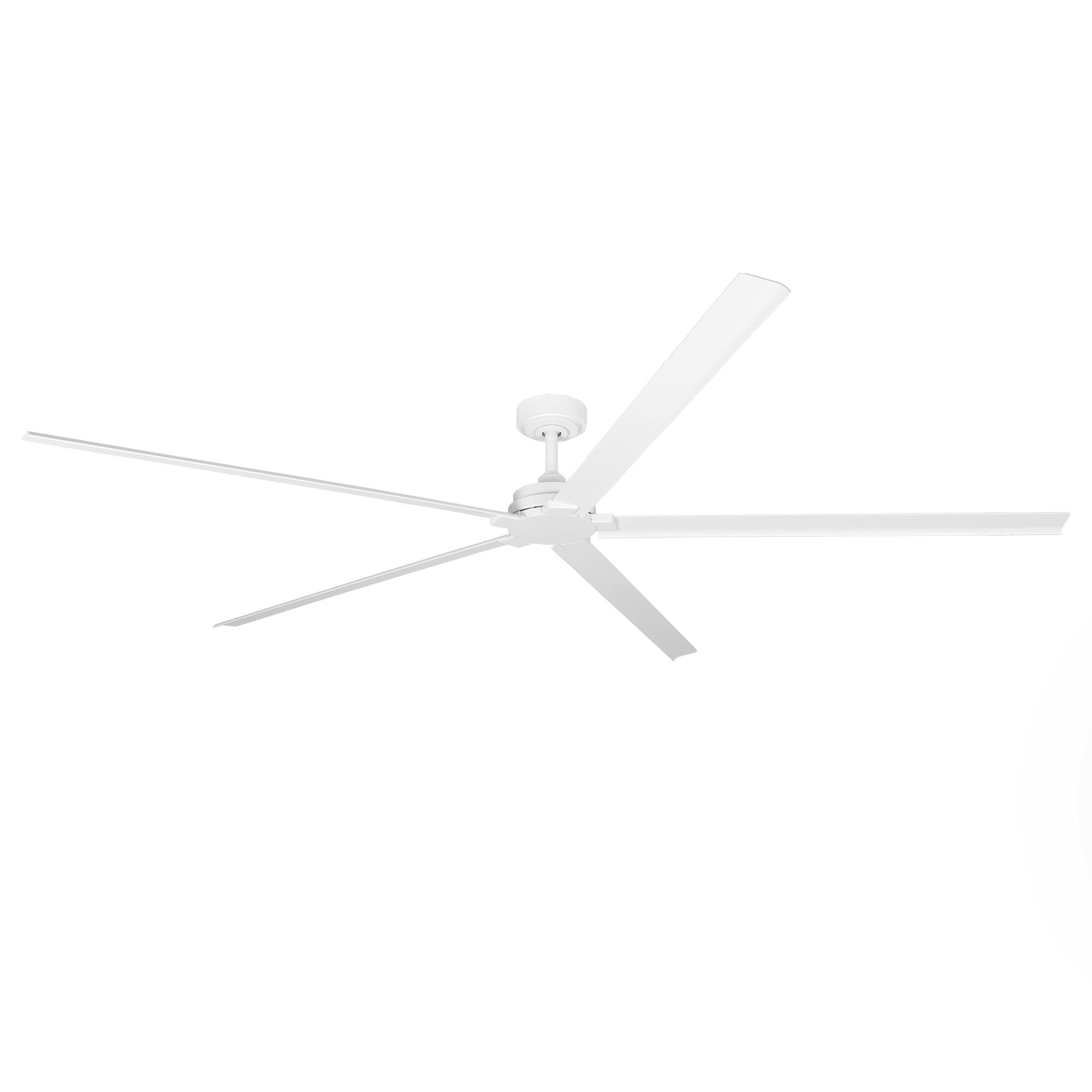 Parrot Uncle - 84-Inch Wet-Rated Outdoor Aluminum Ceiling Fan with 6-Speed DC Motor & Remote – Ideal for Patios, Gazebos - White