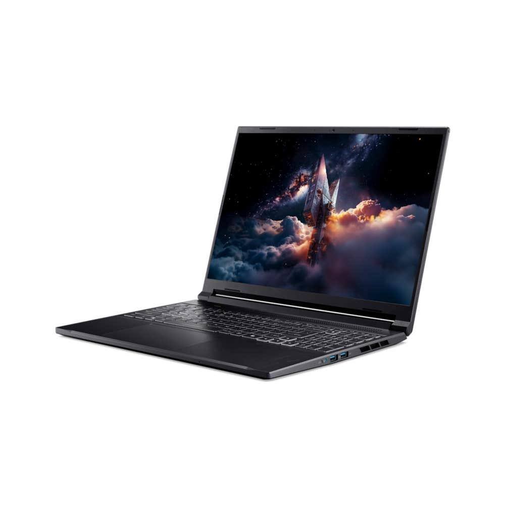 Left. Acer - Nitro V 16S 16-inch QHD 180Hz Gaming Laptop - Core 7 240H - RTX 5070 - 16GB - 1TB SSD - Black.