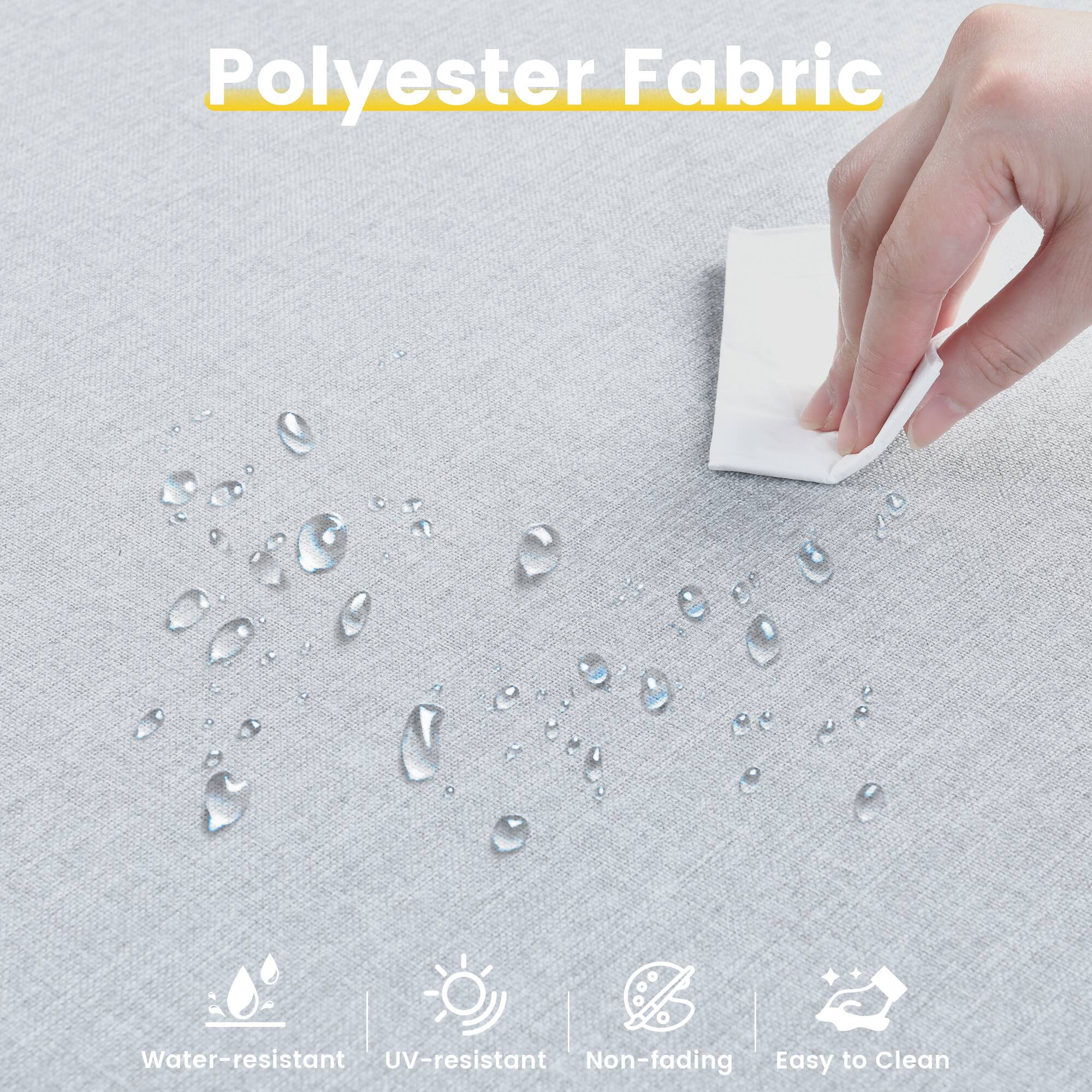 Polyester Fabric

- Water-resistant
- UV-resistant
- Non-fading
- Easy to Clean