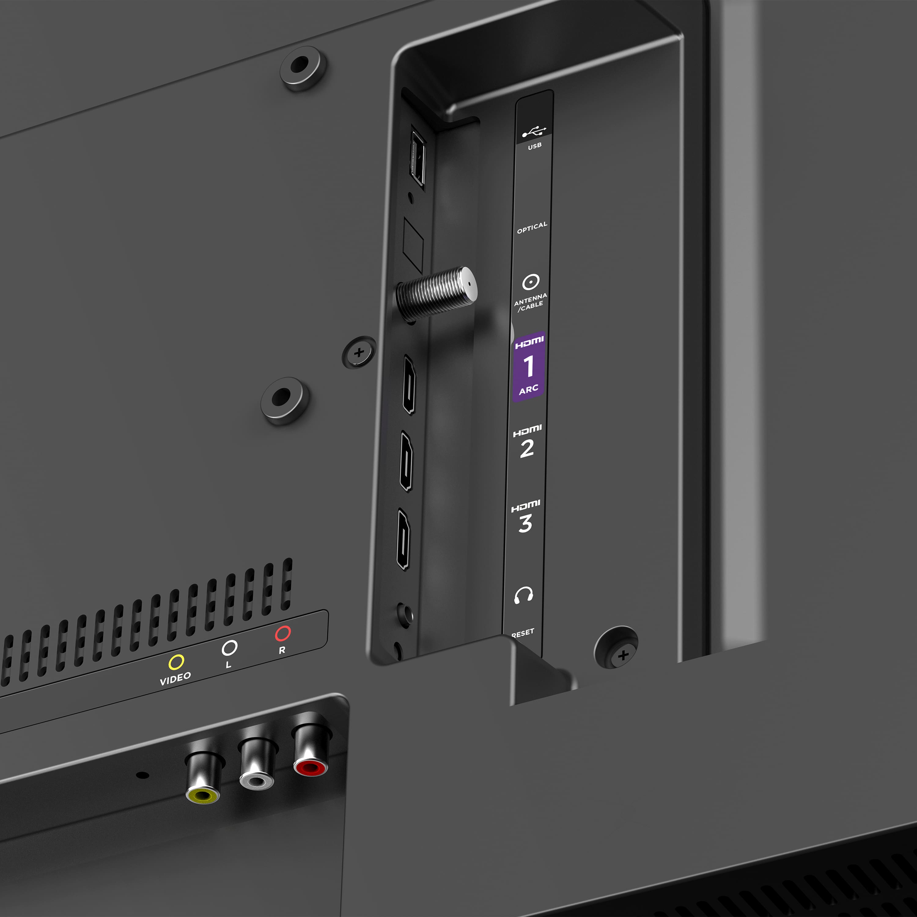 Alt View 15. Roku - 32" Class Select Series HD Smart RokuTV - Black.