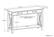 Alt View 17. Simpli Home - Kitchener Console Sofa Table - Hickory Brown.
