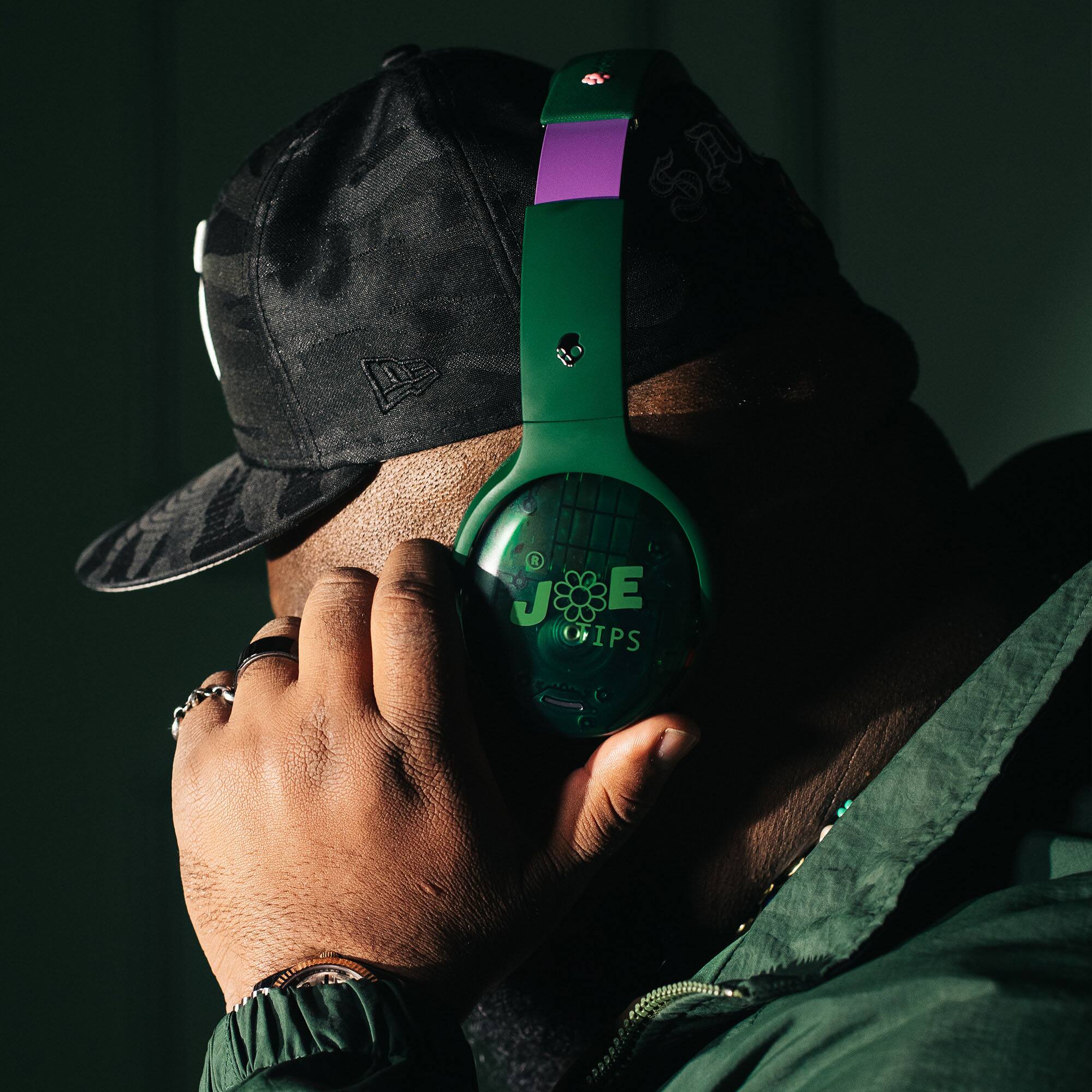 Alt View 5. Skullcandy - Crusher ANC 2 Over-the-Ear Noise Canceling Wireless Headphones - Multi.