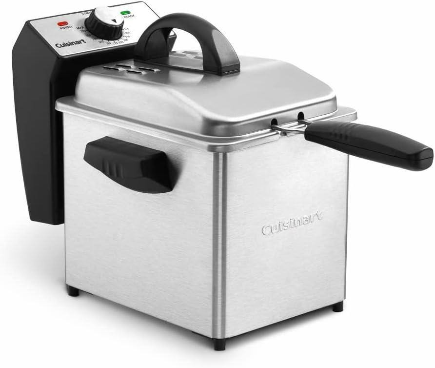 Cuisinart - Refurbished Excellent - CDF-130 Deep Fryer 2 Quart - Stainless Steel