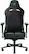 Front. Razer - Enki Gaming Chair with Synthetic Leather for All-Day Comfort - Black/Green.