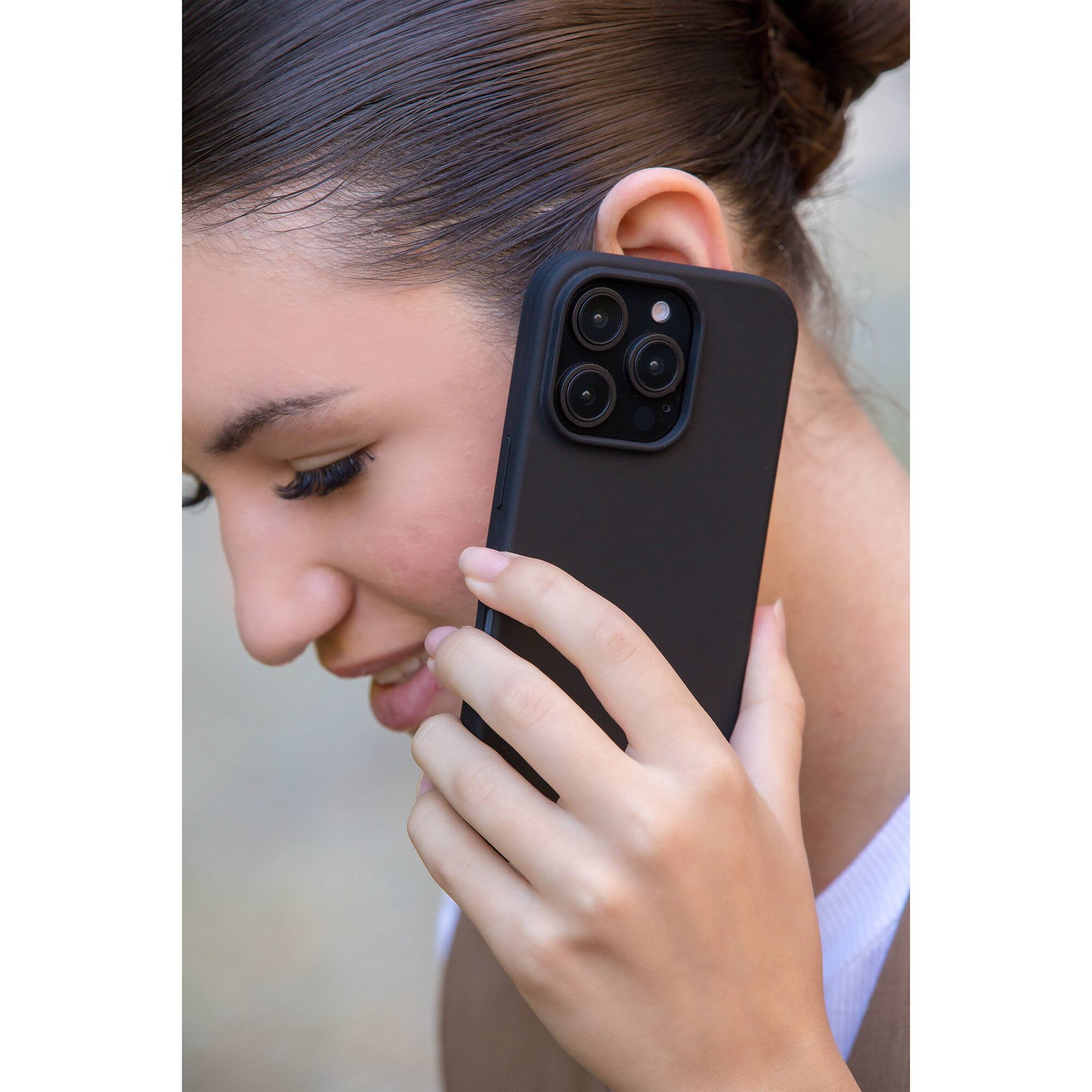 Alt View 14. dbramante1928 - Monaco Case with Magsafe for Apple iPhone 16 Pro Max - Night Black.