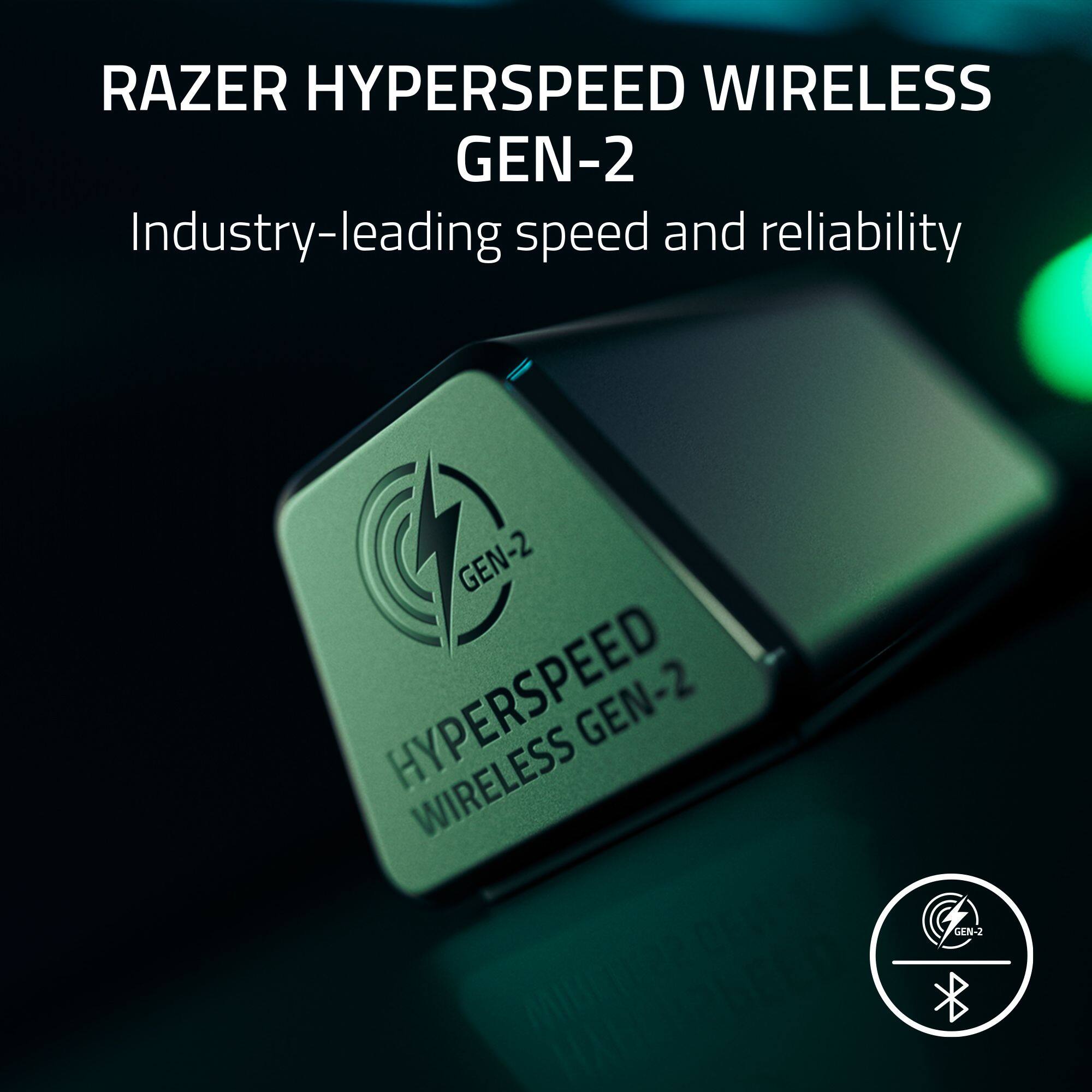 RAZER HYPERSPEED WIRELESS GEN-2 Industry-leading speed and reliability GEN-2 HYPERSPEED WIRELESS GEN-2
