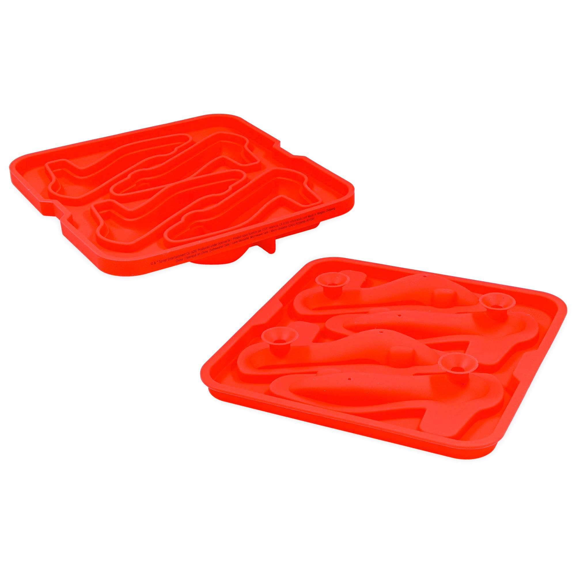 Alt View 2. ICUP - Wizard Of Oz Ruby Slippers Molded Silicone Ice Cube Tray | Makes 4 - Red.