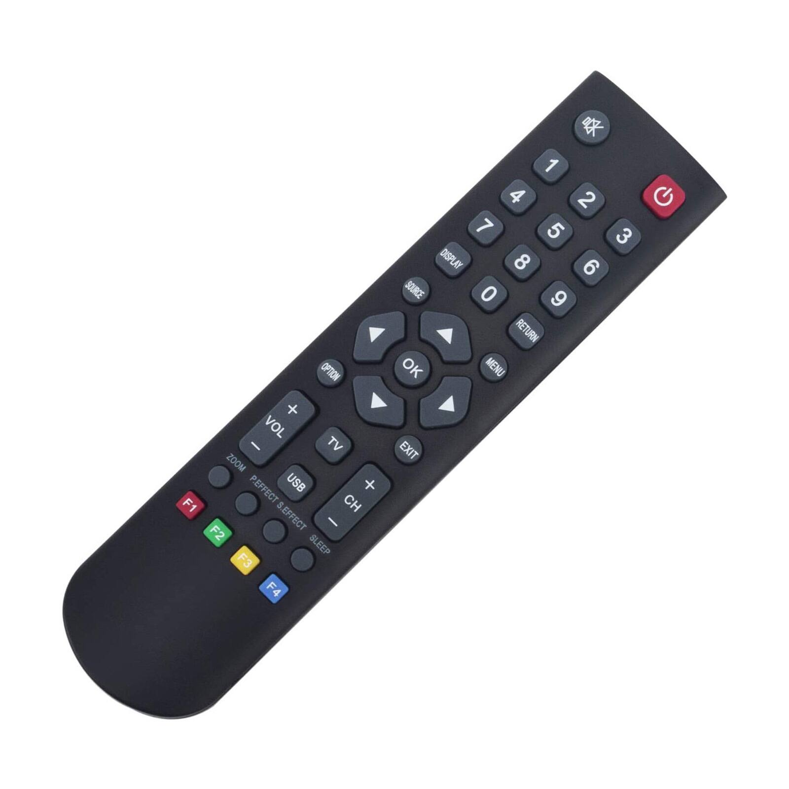 F1 OPTION + VOL - TV ZOOM PEFFECT USB + S CH EFFECT - F2 SLEEP F3 F4  
1 4 2 G 7 5 3 DISPLAY 8 6 SOURCE 0 9 RETURN OK MENU EXIT